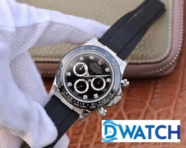 ĐỒNG HỒ CƠ NAM DÂY CAO SU ROLEX DAYTONA CHRONOGRAPH REPLICA 1:1 CAO CẤP 40MM