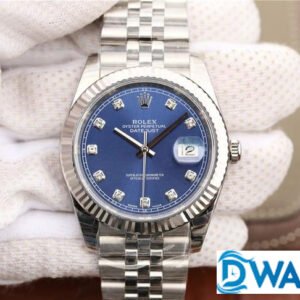 ĐỒNG HỒ NAM ROLEX DATEJUST 126331 MÀU GREEN ĐÍNH ĐÁ FAKE CAO CẤP 41MM