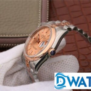 ĐỒNG HỒ NAM ROLEX DATEJUST 116234 NIỀNG TRƠN ROSE GOLD REPLICA 11 36MM