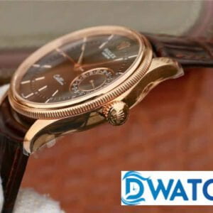 ĐỒNG HỒ CƠ NAM DÂY DA MẶT TRẮNG ROLEX CELLINI MKS FACTORY REPLICA 1:1 CAO CẤP 39MM