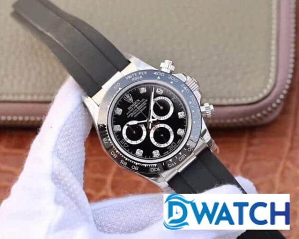 ĐỒNG HỒ CƠ NAM DÂY CAO SU ROLEX DAYTONA CHRONOGRAPH REPLICA 1:1 CAO CẤP 40MM