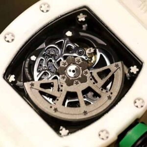 ĐỒNG HỒ NAM RICHARD MILLE RM030 HAI MÀU TRẮNG XANH FAKE 11 43X50MM