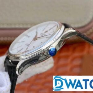 ĐỒNG HỒ CƠ NAM DÂY DA MẶT TRẮNG ROLEX CELLINI REPLICA 1:1 CAO CẤP 39MM