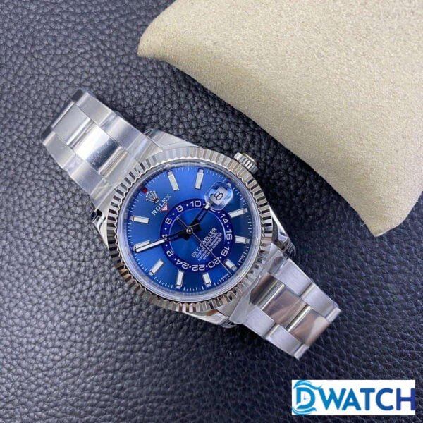 ĐỒNG HỒ CƠ NAM DÂY KIM LOẠI ROLEX SKY-DWALKER REPLICA 1:1 CAO CẤP 42MM