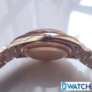 ĐỒNG HỒ NAM MÁY CƠ DÂY KIM LOẠI ROLEX DAY-DATE MÀU ROSE GOLD REPLICA 1:1 CAO CẤP 36MM