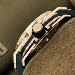ĐỒNG HỒ ĐÍNH ĐÁ NAM MÁY CƠ MÀU XANH HUBLOT BIG BANG SANG BLEU ll CHRONOGRAP REP 1:1 CAO CẤP 45MM