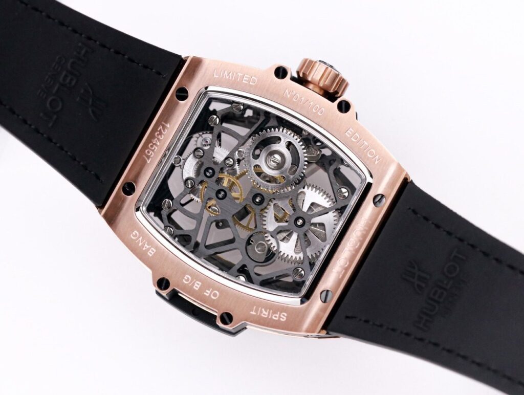 ĐỒNG HỒ NAM HUBLOT SPIRIT OF BIG BANG TOURBILON KING GOLD REPLICA 1:1 CAO CẤP 45MM