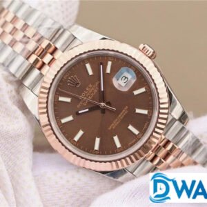 ĐỒNG HỒ NAM ROLEX DATEJUST 126331 MÀU NÂU CHOCOLATE FAKE CAO CẤP 41MM