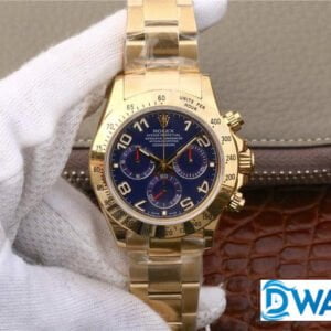 ĐỒNG HỒ ROLEX NAM CỌC SỐ HỌC TRÒ DÂY KIM LOẠI ROLEX DAYTONA CHRONOGRAPH REP 1:1 40MM