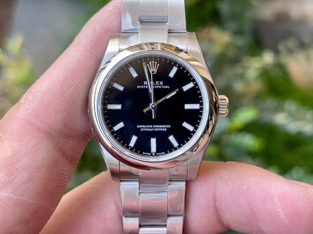 ĐỒNG HỒ NỮ MÁY CƠ ROLEX OYSTER PERPETUAL EW FACTORY REPLICA 1:1 CAO CẤP 31MM