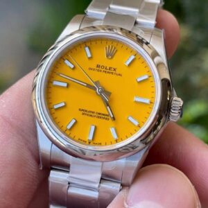 ĐỒNG HỒ ROLEX OYSTER PERPETUAL NỮ DÂY KIM LOẠI EW FACTORY REP 1:1 31MM