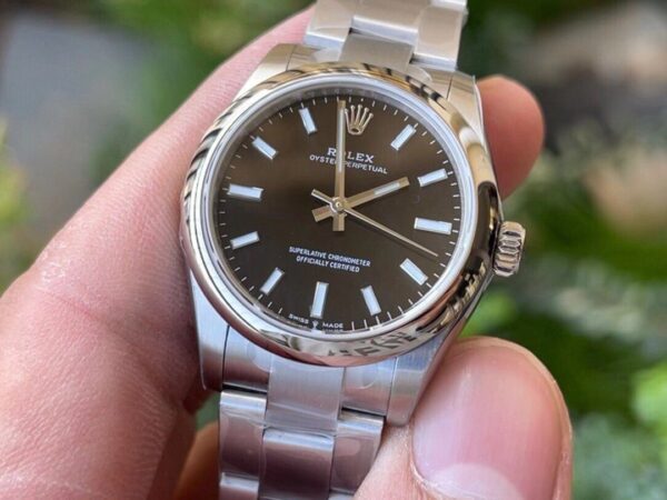 ĐỒNG HỒ NỮ MÁY CƠ ROLEX OYSTER PERPETUAL EW FACTORY REPLICA 1:1 CAO CẤP 31MM