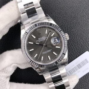 ĐỒNG HỒ NAM DÂY KIM LOẠI ROLEX DATEJUST VS FACTORY REP 1:1 CAO CẤP 41MM