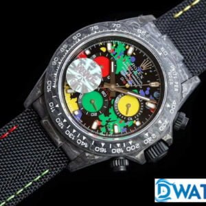 ĐỒNG HỒ NAM MÁY CƠ VỎ CARBON ROLEX DAYTONA CHRONOGRAPH REPLICA 1:1 CAO CẤP 40MM