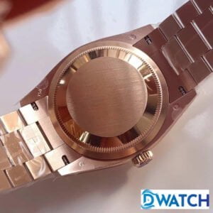 ĐỒNG HỒ NAM MÁY CƠ DÂY KIM LOẠI ROLEX DAY-DATE MÀU ROSE GOLD REPLICA 1:1 CAO CẤP 36MM