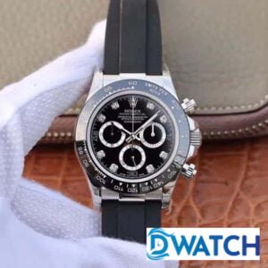 ĐỒNG HỒ CƠ NAM DÂY CAO SU ROLEX DAYTONA CHRONOGRAPH REPLICA 1:1 CAO CẤP 40MM