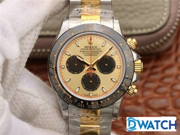 ĐỒNG HỒ NAM MÁY CƠ MÀU DEMI ROLEX DAYTONA CHRONOGRAPH REPLICA 1:1 CAO CẤP 40MM