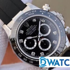 ĐỒNG HỒ CƠ NAM DÂY CAO SU ROLEX DAYTONA CHRONOGRAPH REPLICA 1:1 CAO CẤP 40MM