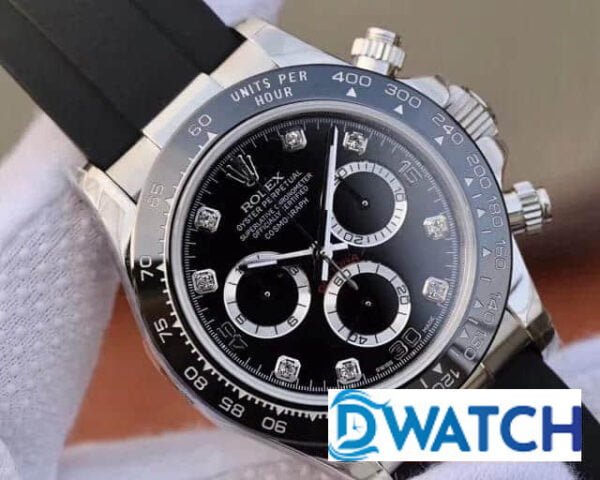 ĐỒNG HỒ CƠ NAM DÂY CAO SU ROLEX DAYTONA CHRONOGRAPH REPLICA 1:1 CAO CẤP 40MM