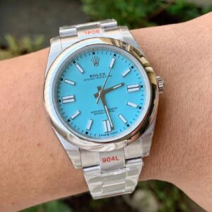 ĐỒNG HỒ ROLEX OYSTER PERPETUAL NAM MÁY CƠ DÂY KIM LOẠI EW FACTORY REPLICA 1:1 CAO CẤP 41MM