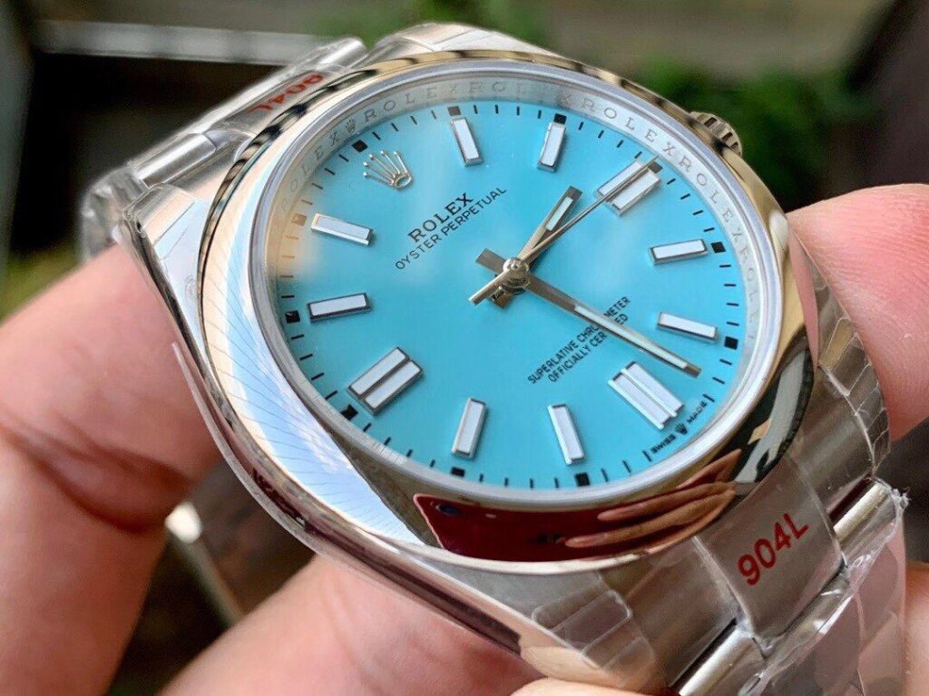 ĐỒNG HỒ ROLEX OYSTER PERPETUAL NAM MÁY CƠ DÂY KIM LOẠI EW FACTORY REPLICA 1:1 CAO CẤP 41MM