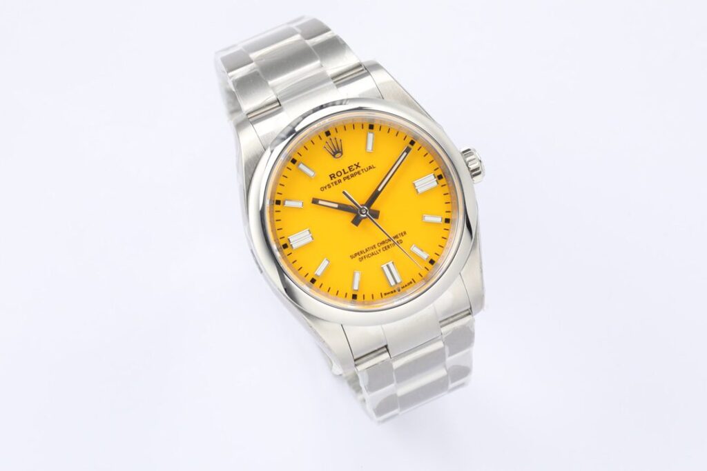 ĐỒNG HỒ ROLEX OYSTER PERPETUAL NAM MẶT VÀNG REPLICA 1:1 CAO CẤP 36MM