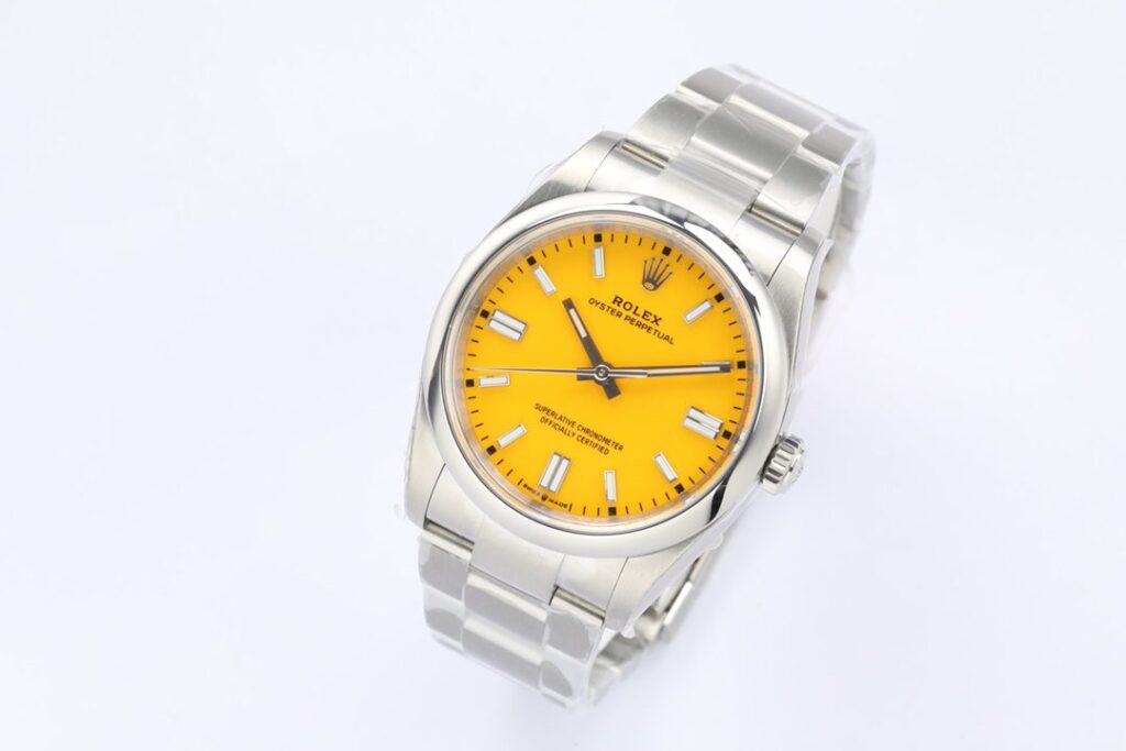 ĐỒNG HỒ ROLEX OYSTER PERPETUAL NAM MẶT VÀNG REPLICA 1:1 CAO CẤP 36MM