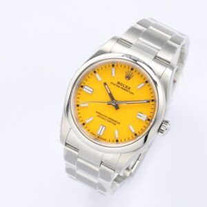 ĐỒNG HỒ ROLEX OYSTER PERPETUAL NAM MẶT VÀNG REPLICA 1:1 CAO CẤP 36MM