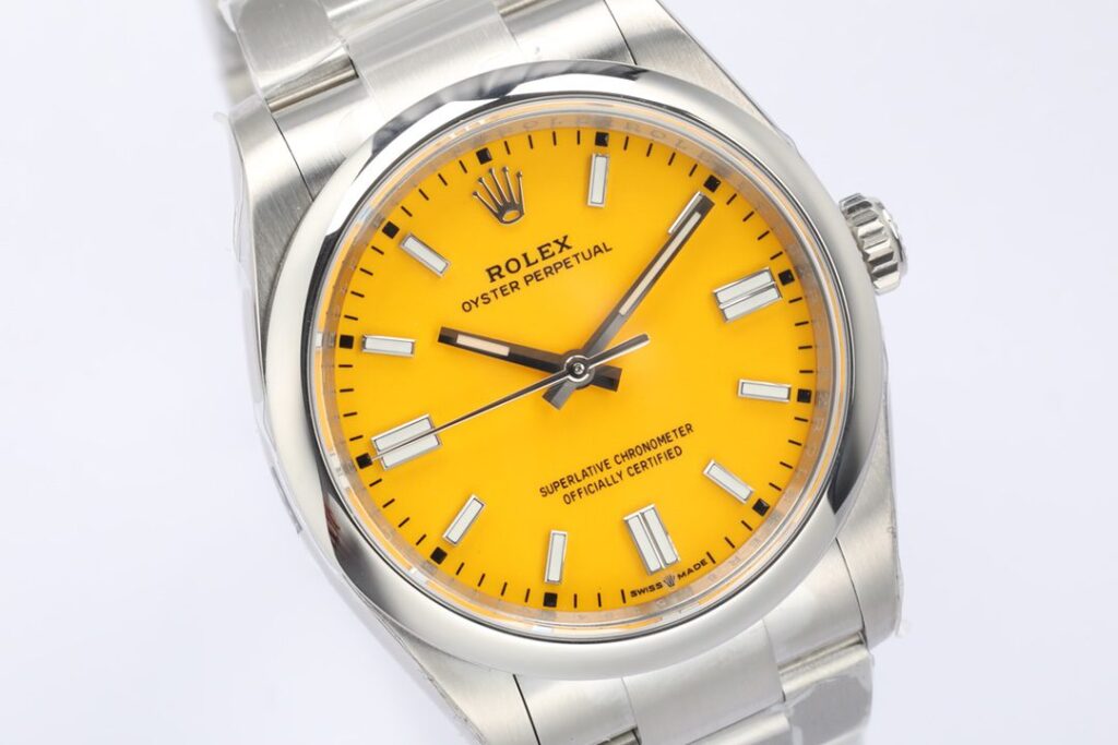 ĐỒNG HỒ ROLEX OYSTER PERPETUAL NAM MẶT VÀNG REPLICA 1:1 CAO CẤP 36MM