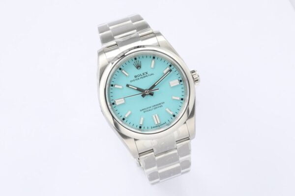 ĐỒNG HỒ ROLEX OYSTER PERPETUAL NAM DÂY KIM LOẠI EW FACTORY REP 1:1 36MM