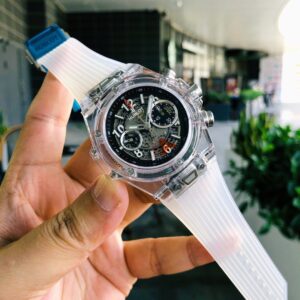 ĐỒNG HỒ HUBLOT BIG BANG CHRONOGRAPH NAM MÁY CƠ 5 KIM REPLICA 1:1 CAO CẤP 45MM