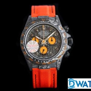 ĐỒNG HỒ ROLEX DAYTONA CHRONOGRAPH CƠ NAM VỎ CARBON REPLICA 1:1 CAO CẤP 40MM