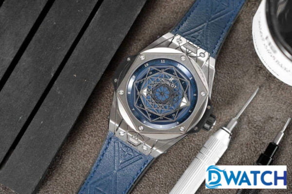 ĐỒNG HỒ HUBLOT CƠ NAM HUBLOT BIG BANG SANG BLEU REPLICA 1:1 CAO CẤP 45MM