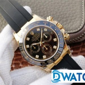 ĐỒNG HỒ CƠ NAM DÂY CAO SU ROLEX DAYTONA CHRONOGRAPH REPLICA 1:1 CAO CẤP 40MM