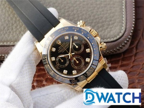 ĐỒNG HỒ CƠ NAM DÂY CAO SU ROLEX DAYTONA CHRONOGRAPH REPLICA 1:1 CAO CẤP 40MM