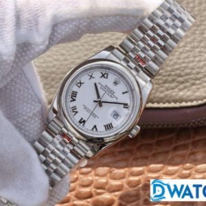 ĐỒNG HỒ CƠ NAM DÂY KIM LOẠI ROLEX DATEJUST REPLICA 1:1 CAO CẤP 36MM