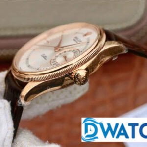 ĐỒNG HỒ ROLEX CELLINI NAM MÁY CƠ DÂY DA MẶT TRẮNG MKS FACTORY REPLICA 1:1 CAO CẤP 39MM