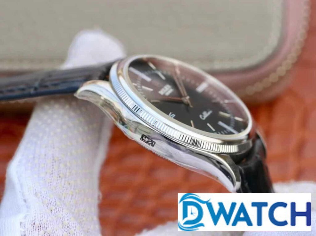 ĐỒNG HỒ ROLEX CELLINI NAM MÁY CƠ DÂY DA MẶT ĐEN REPLICA 1:1 CAO CẤP 39MM