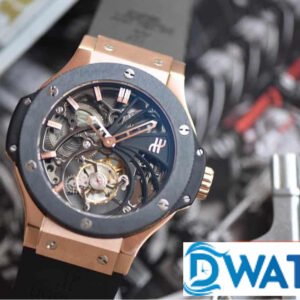 ĐỒNG HỒ NAM HUBLOT BIG BANG TOURBILLON DÂY CAO SU REPLICA CAO CẤP 44MM