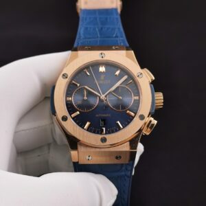 ĐỒNG HỒ NAM MÁY CƠ MÀU XANH HUBLOT CLASSIC FUSION CHRONOGRAPH REP 1:1 CAO CẤP 45MM