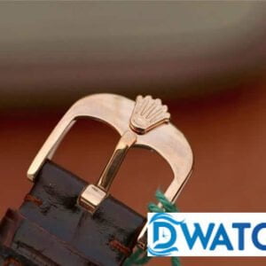 ĐỒNG HỒ ROLEX CELLINI NAM MÁY CƠ DÂY DA MẶT TRẮNG MKS FACTORY REPLICA 1:1 CAO CẤP 39MM