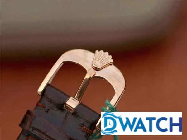 ĐỒNG HỒ ROLEX CELLINI NAM MÁY CƠ DÂY DA MẶT TRẮNG MKS FACTORY REPLICA 1:1 CAO CẤP 39MM