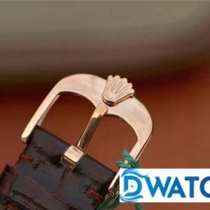 ĐỒNG HỒ CƠ NAM DÂY DA MẶT TRẮNG ROLEX CELLINI MKS FACTORY REPLICA 1:1 CAO CẤP 39MM