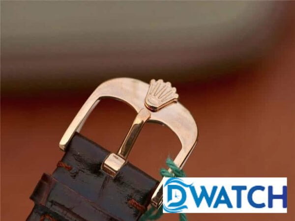 ĐỒNG HỒ CƠ NAM DÂY DA MẶT TRẮNG ROLEX CELLINI MKS FACTORY REPLICA 1:1 CAO CẤP 39MM