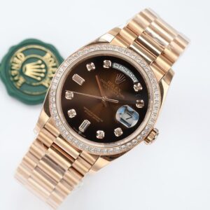 ĐỒNG HỒ CƠ NAM ROLEX DAY-DATE EW FACTORY REPLICA 1:1 CAO CẤP 36MM