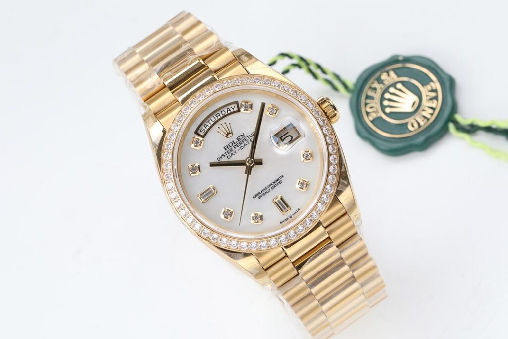 ĐỒNG HỒ NAM MẶT XÀ CỪ ROLEX DAY-DATE EW FACTORY REP 1:1 CAO CẤP 36MM