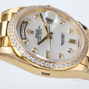 ĐỒNG HỒ NAM MẶT XÀ CỪ ROLEX DAY-DATE EW FACTORY REP 1:1 CAO CẤP 36MM