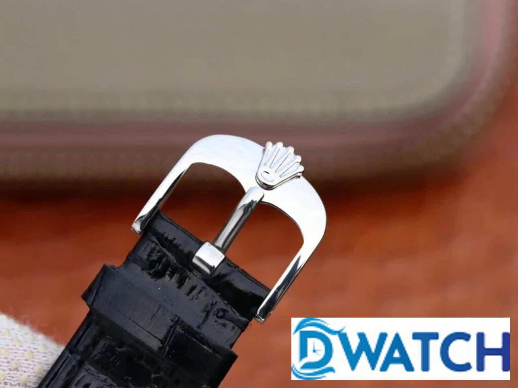 ĐỒNG HỒ ROLEX CELLINI NAM MÁY CƠ DÂY DA MẶT ĐEN REPLICA 1:1 CAO CẤP 39MM