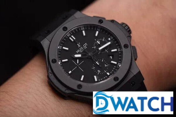 ĐỒNG HỒ NAM HUBLOT BIG BANG DÂY CAO SU ALLBLACK CERAMIC FAKE 44MM