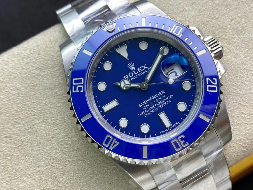 ĐỒNG HỒ ROLEX SUBMARINER CƠ NAM MẶT XANH VS FACTORY REP 1:1 40MM